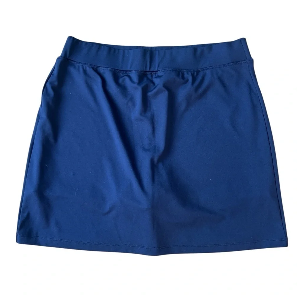 J Crew Classic Blue Women's  Golf Skort Skirt Size Large